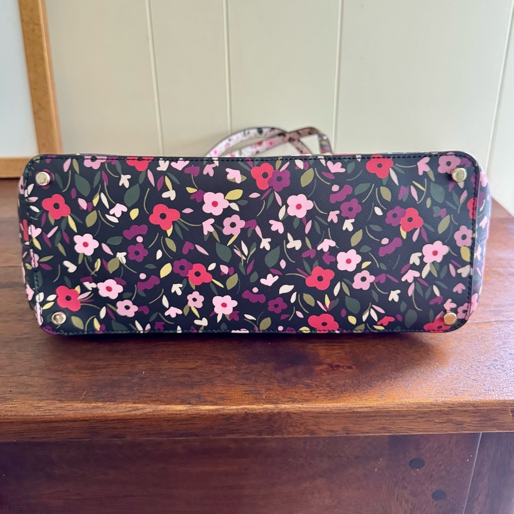 Kate Spade Laurel Way Boho Floral Medium Dally Bag EUC - Picture 6 of 14